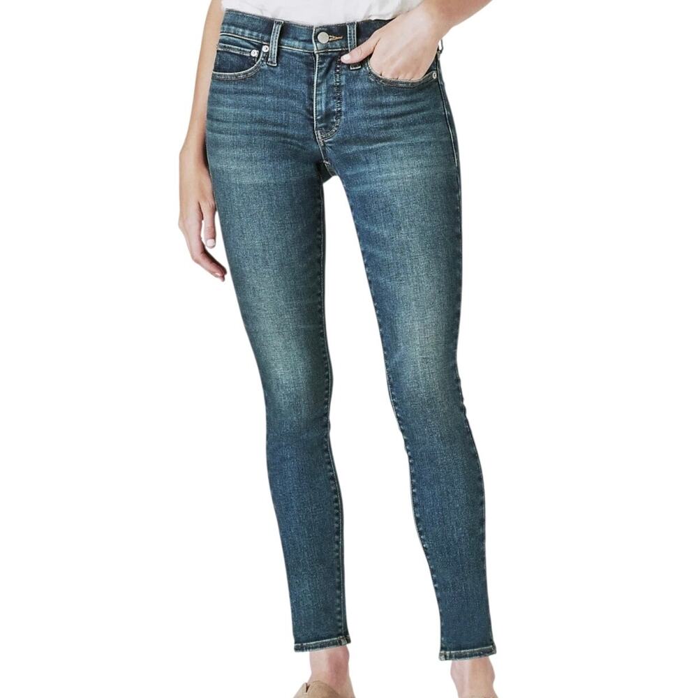 Lucky Brand Women’s Ava Mid Rise Skinny Jeans Blue Size 6/28R - Picture 1 of 3